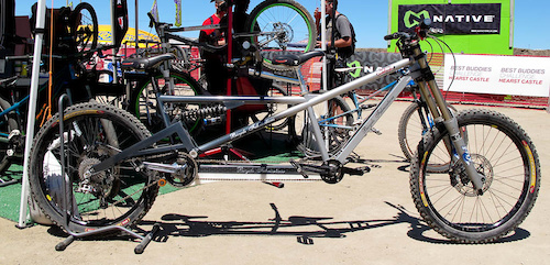 Bicycle Fabrication (SWD) had a funky looking tandem on hand.