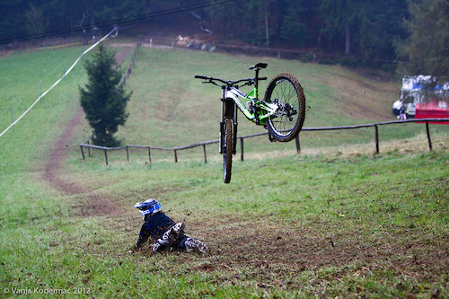 ...during UCI C1  race &amp; Slovenian DHI Cup 2012 #1