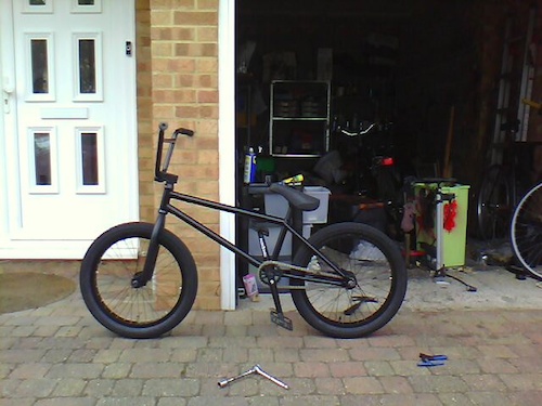 new space cobra frame. ( was cheap :) ) sorry crappy phone camera