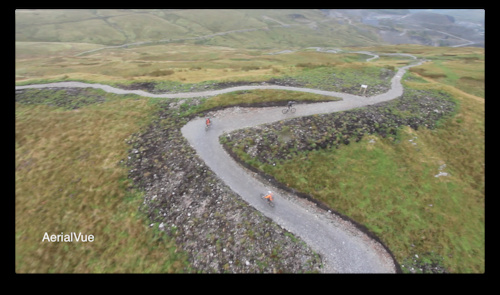 These ar aerial pictures of the open and soon to be opened downhill tracks at the new centre in Ffestiniog Wales.