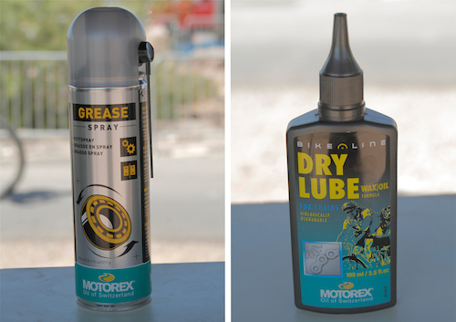Motorex grease and lube