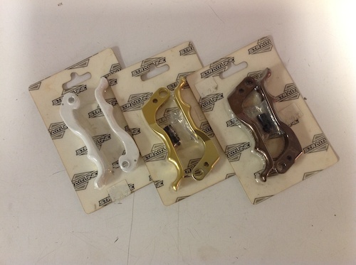 Straitline levers for sale. Half price at Rollin'; gold and bronze fit Juicys, white ones fit Codes.