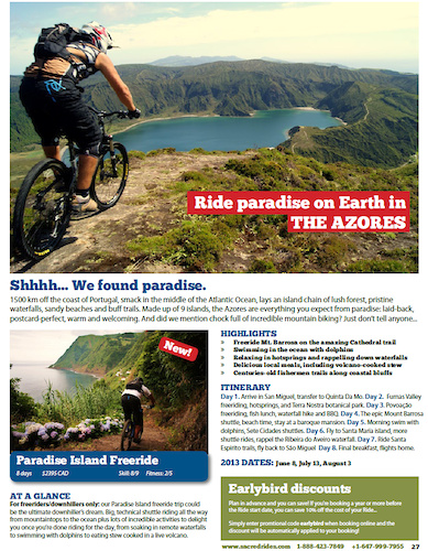 Here it is guys! This is the company who will be promoting trips to the Azores next year, and this is the page dedicated to the Azores, with two cool shots of me and Carlos! RideOn in the Azores!