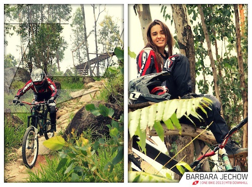 Barbara Jechow, MTB Downhill athlete, will join the team ONE Industries in 2013. The young pilot of 18 years, will join the veterans, Lu Lancellotti and Julian Rocha, to form the team that will represent the division dedicated to the brand bikes next season.

Welcome to the family.

We are ONE.