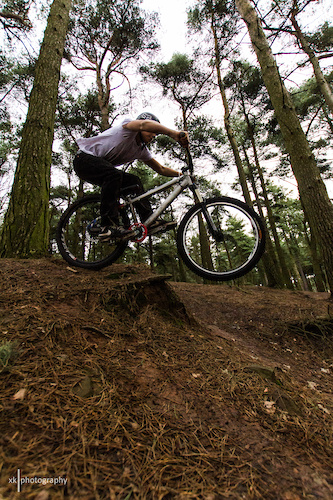 Leaning back at the No Brains Bike Park.

http://xkphotography.co.uk