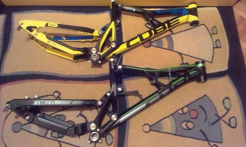 Thanks to Probike for the new 2013 cube frameset