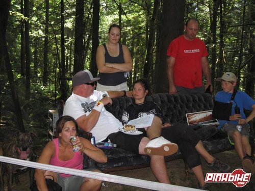 Brad has been the announcer at Bear for years and he did another great job this time around