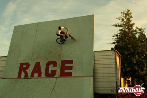 Aaron Nachtrab hitting up the RAGE wall ride