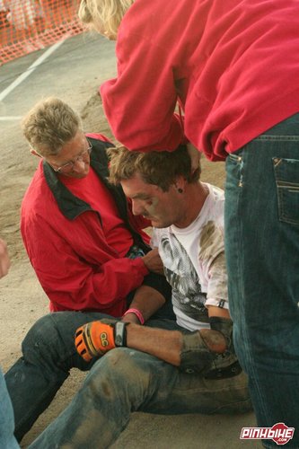 Andy Sundbaum parking lot facial- no pavement was hurt in the shooting of this picture
