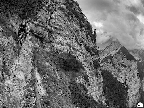 Steep, technical and exposed riding close to Garmisch.