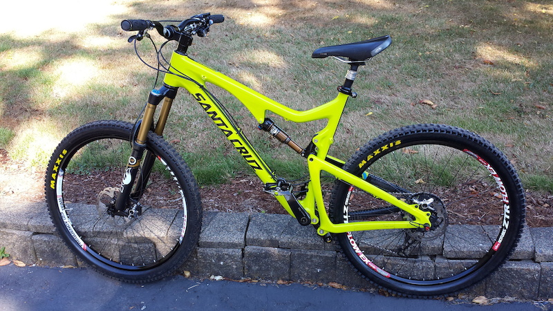 2013 Santa Cruz Bronson Carbon XL Tennis ball yellow XX1 For Sale