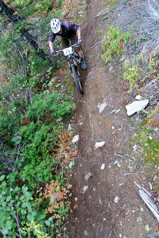 First of two timed descents in the Dreadhead Enduro DH. Event goes Sept. 7. Photo by Vince Boothe.