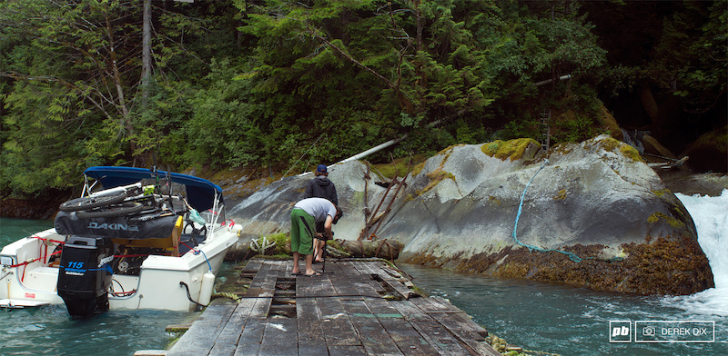 Harvesting some of the most delicious and fresh waters out of Alpine Creek; this is generally done with a steady cam.