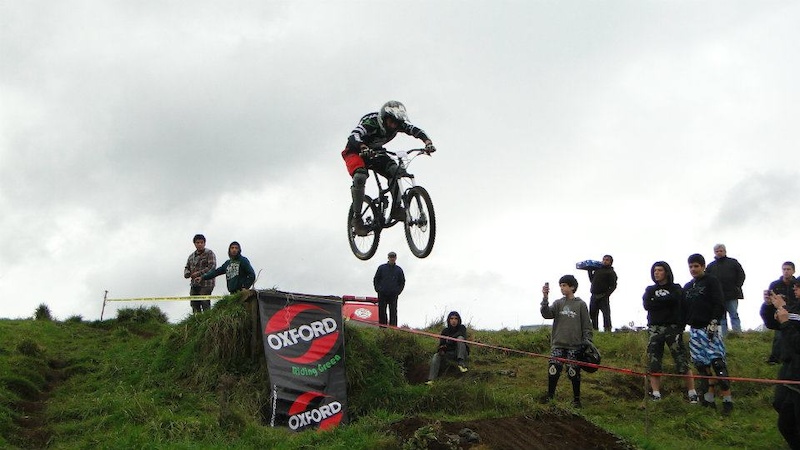 first DH race after knee rehab last year