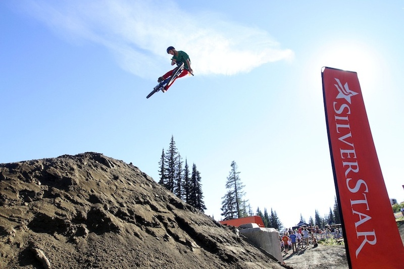 Liam Wallace of Mission, B.C. wins the amateur division at the Silver Style Jump Jam at Silver Star Bike Park in Vernon, B.C on Saturday, Aug. 31. The third annual event was a Freeride Mountain Bike Association's bronze-level sanctioned slope style competition.