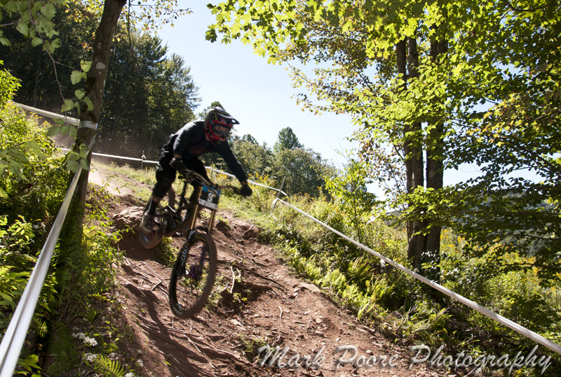 Timmy Price on his way to winning race 3 at Snowshoe Mtn September 14, 2013.