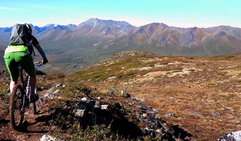 Day 2 of our trip. A short but sweet ride on the Goldensides trail just North of the Tombstones campground on the Dempster Highway