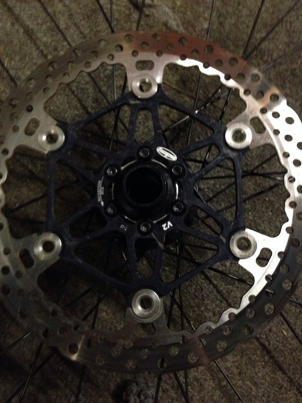 Hope v2 floating rotors x2 203mm black For Sale