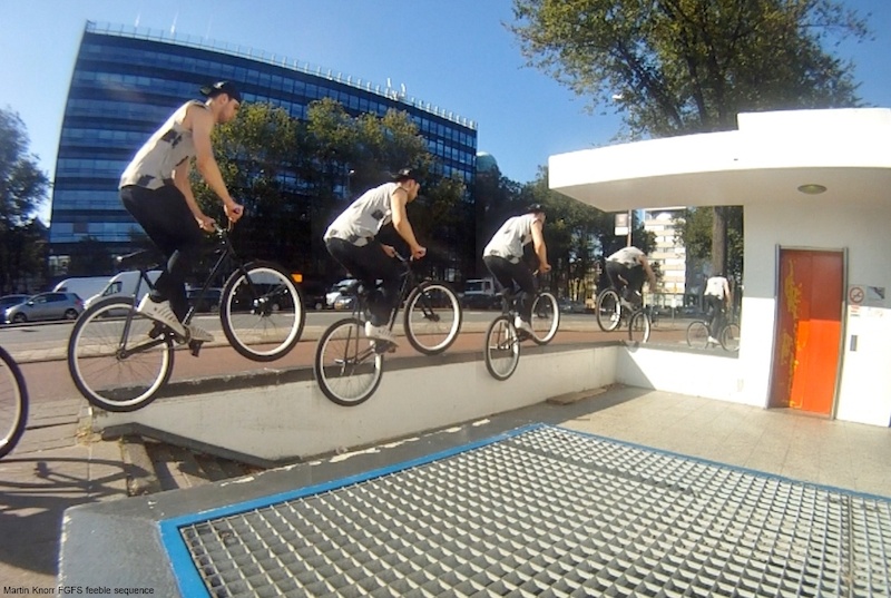 Feeble line on the fixed gear