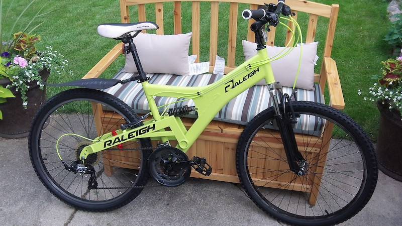 Custom Raleigh Serengeti Dual Suspension Mountain Bike For Sale