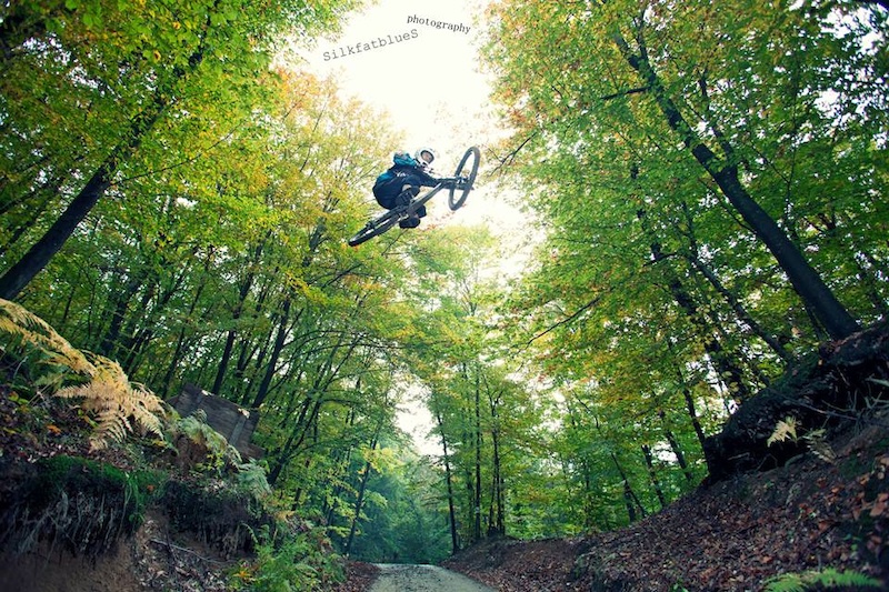clearing my gap at awesome freeride event, photo by Silvio Loncaric