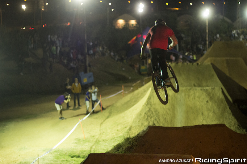 Anton droping in for the qualifications.
