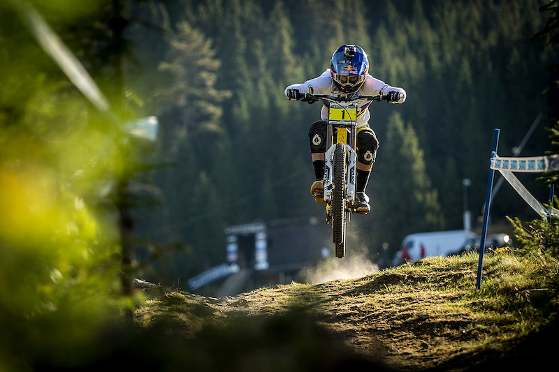 Rachel Atherton at the 2013 UCI MTB World Championships Hafjell Norway. Photo by Sven Martin for Atherton Racing.