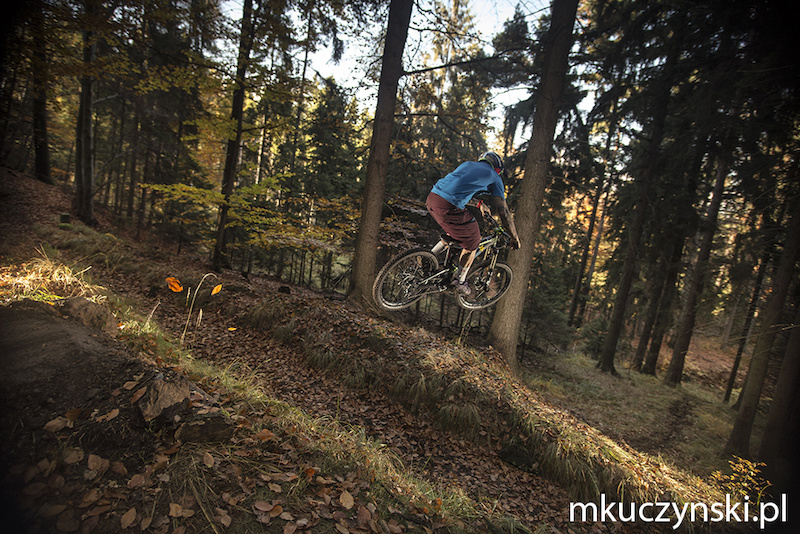 last rides on my trails before long winter...
photo by: mkuczynski.pl