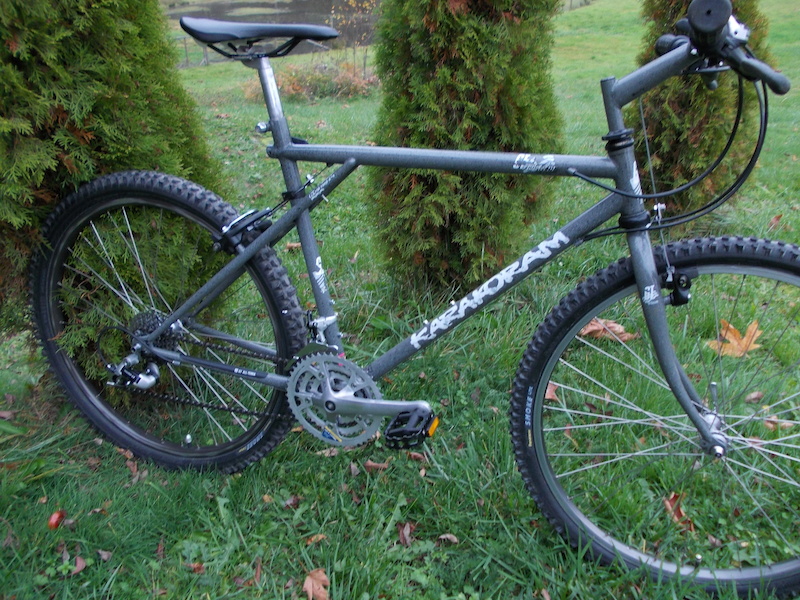 Bici Da Montagna GT Karakoram 1993 - 18" Medium, Acciaio Cromato, Vintage - US Shipping - Foto 3
