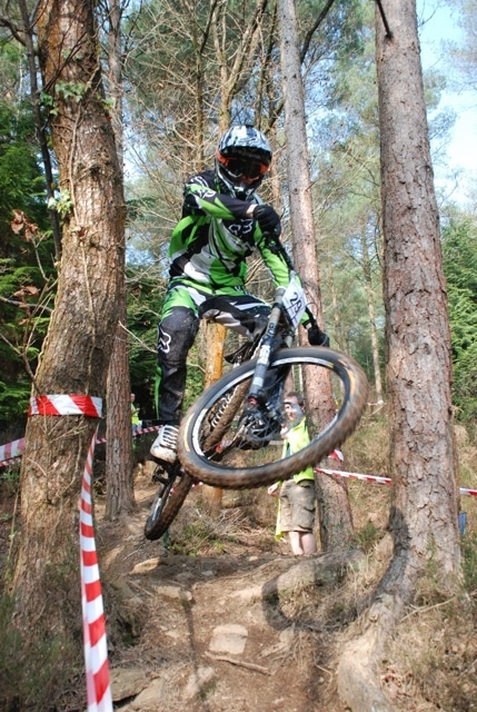 Wideopen Mag sponsored rider at the Woodland Riders Racing Winter Series