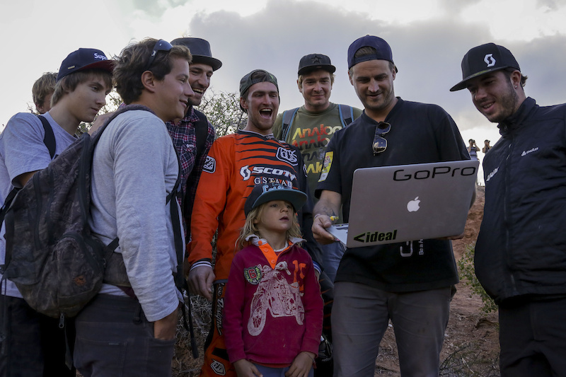 Brendog gets to see the GoPro footage of his canyon gap.