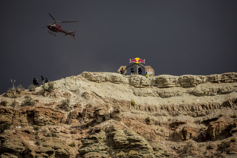 High winds and approaching rain stop Rampage in its tracks.