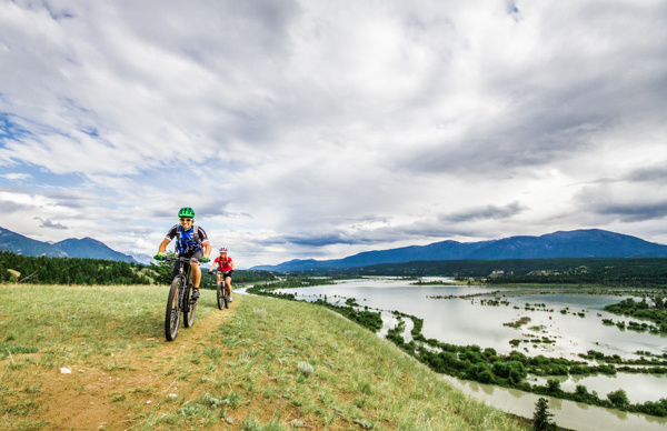 Riding the Deja View trail featured on Stage 3 of the 2014 Singletrack 6.