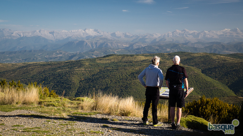 Checking out the view at the top of the uplift. Not a bad way to start the day.
