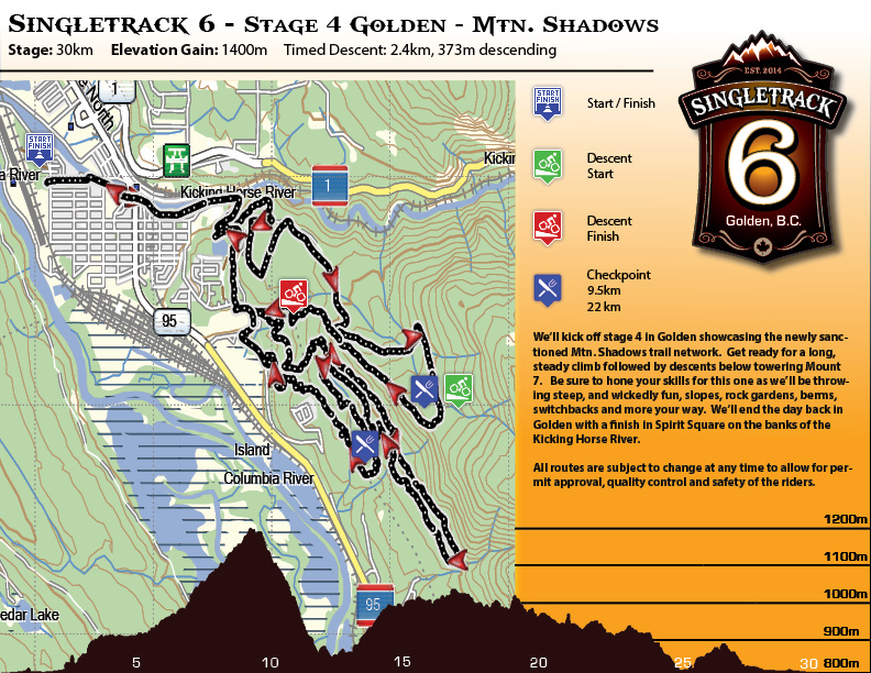 2014 Singletrack 6 - Stage 4 Preview: Golden - Mtn. Shadows - Pinkbike