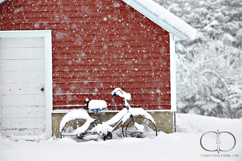 Frame from a 6-hour timelapse that recorded 8 inches of Lake Superior lake effect snowfall in Marquette, Michigan. Used for the film Cold Rolled, an action documentary exploring the winter riding culture of Marquette, Michigan that led to creation of that town's Snow Bike Route, a 15-mile snow singletrack for fat bikes featuring berms, rollers and fast descents.