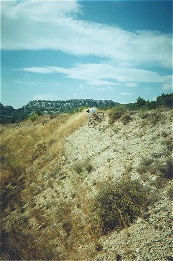 Back country slope on a Sunn X chox (1996).