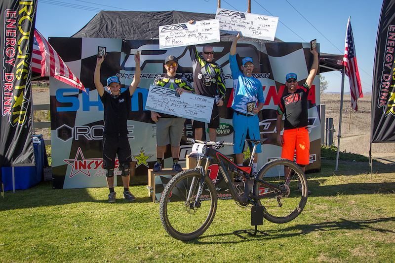 Pro Mens Podium at Round #1 of the PCA winter series