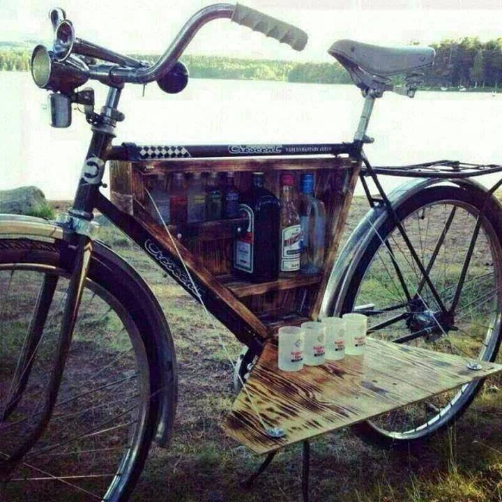 If your riding a bike like this, you may have a drinking problem