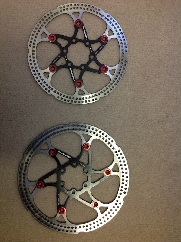 New Uberbike floating rotors 180mm/160mm £42 posted For Sale