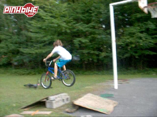 Some ghetto jump we built.