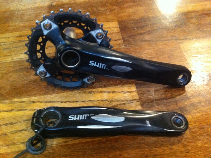 Shimano Deore FC-M552 2x10 Crankset w/ Hollowtech BB For Sale