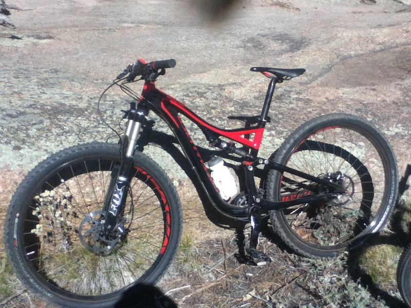 1st day riding new 2013 Stumpjumper, fall of 2012. Colorado Trail Seg. 2 start point, headed west.