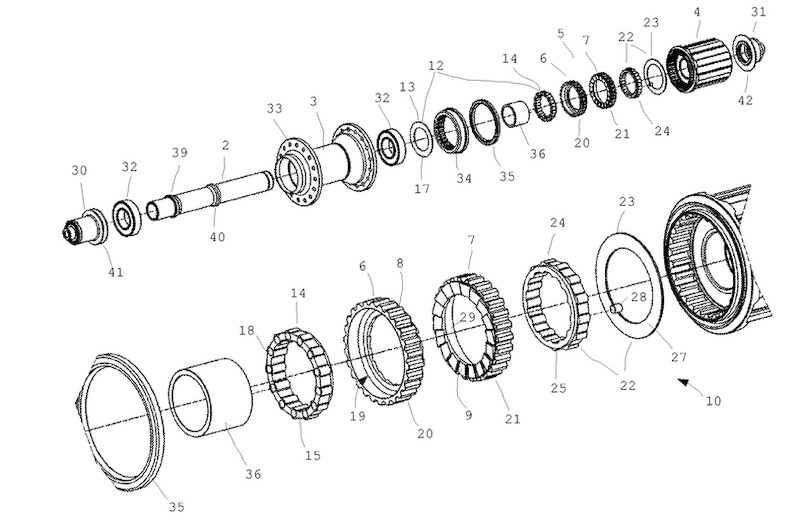 magnetic ratchet hub