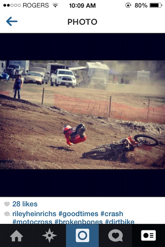 Tbt to when I biffed it in the whoops on my 150