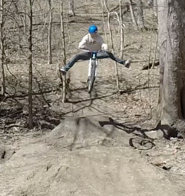 Whipped this jump up on my land down south for the first dirt ride of the season as well as for my new cryptkeeper!