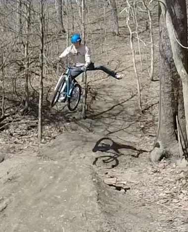 Whipped this jump up on my land down south for the first dirt ride of the season as well as for my new cryptkeeper!