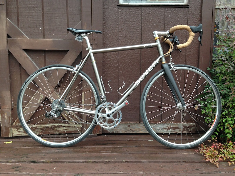 55cm Seven Axiom SL Titanium full Campy For Sale