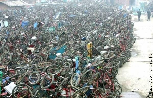 A shitload of bikes.....
