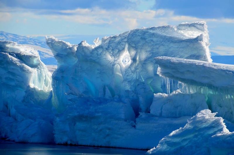 Iceberg.  Photo courtesy of Kathleen DeWahl.